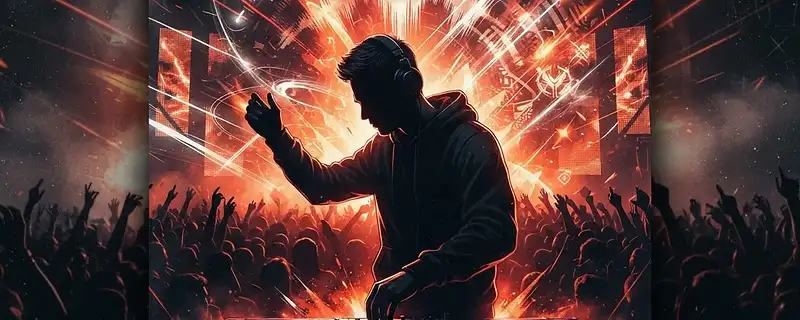 Stylised artist artwork for Hardwell