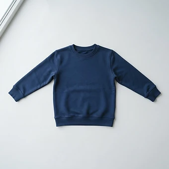 Kids Sweatshirt — personalised pet portrait mockup