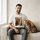 Personalised Pet Portrait T-Shirt 4