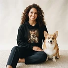 Personalised Pet Portrait Hoodie 3