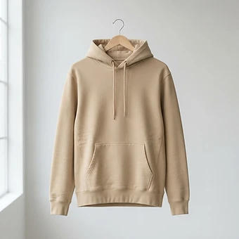 Premium Hoodie — personalised pet portrait mockup
