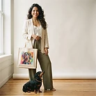 Personalised Pet Portrait Tote Bag 2