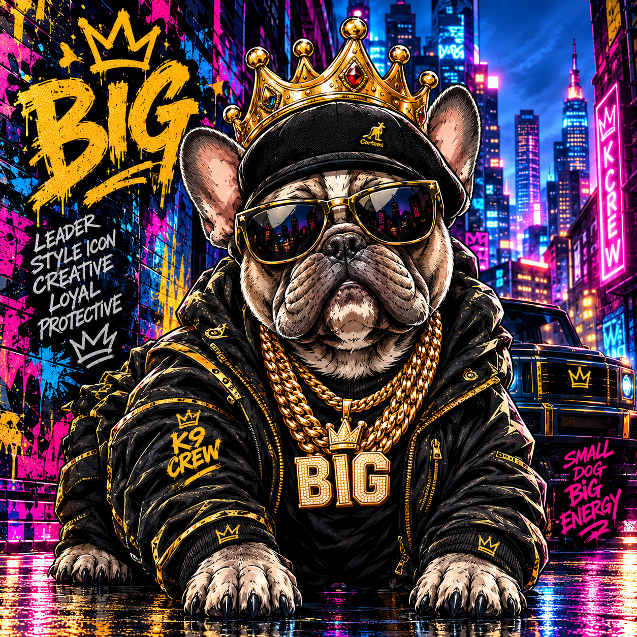 BIG — French Bulldog, leader of the K-9 Crew