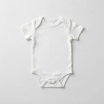 Baby Bodysuit — personalised pet portrait mockup