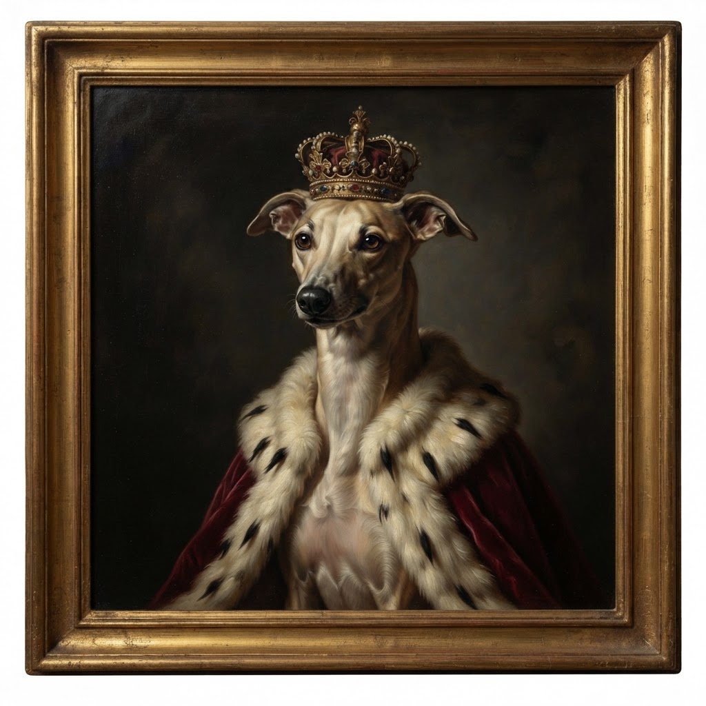 Trending Royal Portrait custom pet portrait
