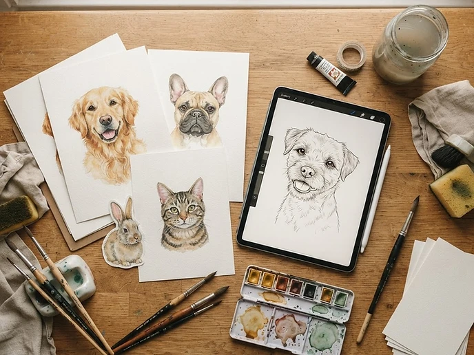 Personalised Pet Artwork & Illustration