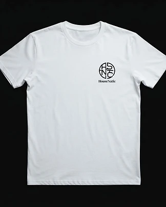 HSNTC White T-Shirt — White front