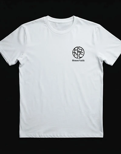 HSNTC White T-Shirt — White front