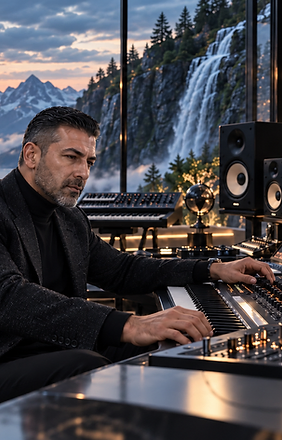 HouseNatic in the studio