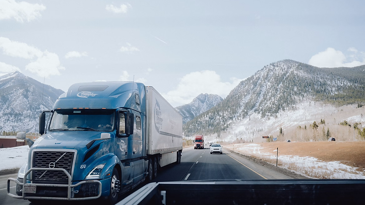 Trucking Company checking new job requests on his phone