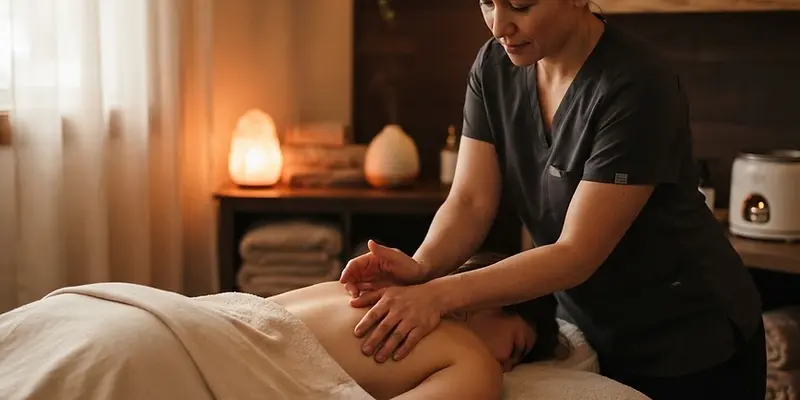 Massage Therapist website design consultation with Fullscale