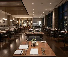 Dining Room & Restrooms in a commercial restaurant kitchen