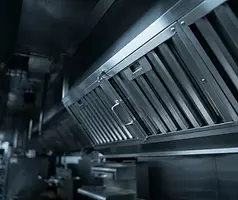 Hood Cleaning in a commercial restaurant kitchen