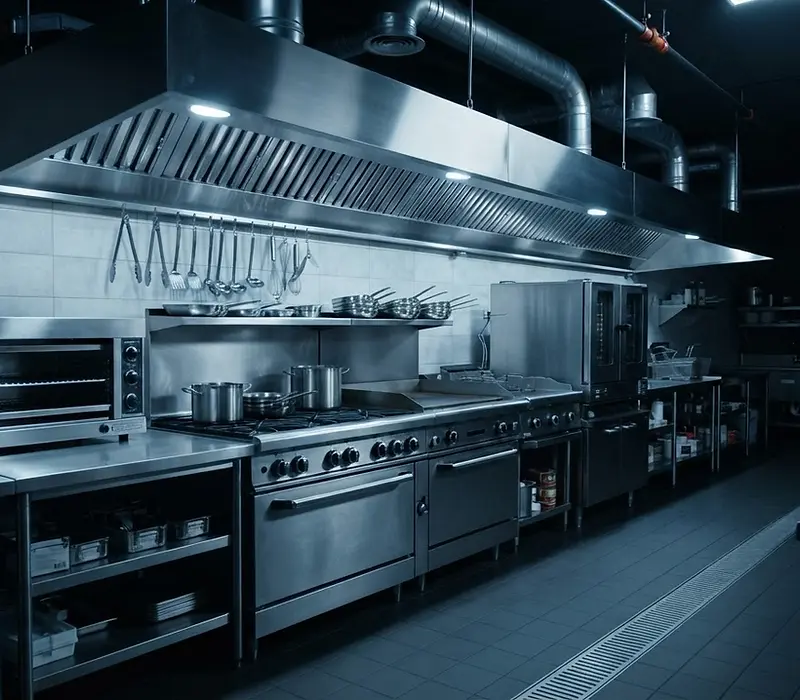 Commercial kitchen hood cleaning in Chicago