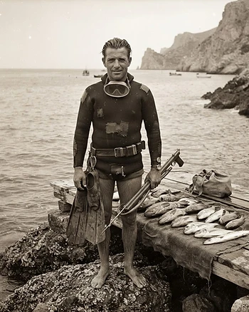 Spearfishing — archival reference