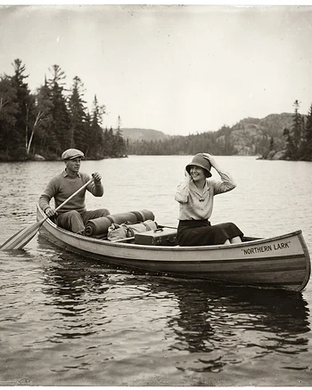 Canoeing — archival reference