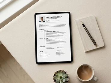 Hand-Drawn Resume Template