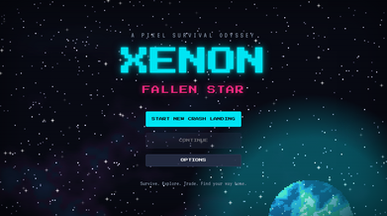 Xenon - Fallen Star template preview