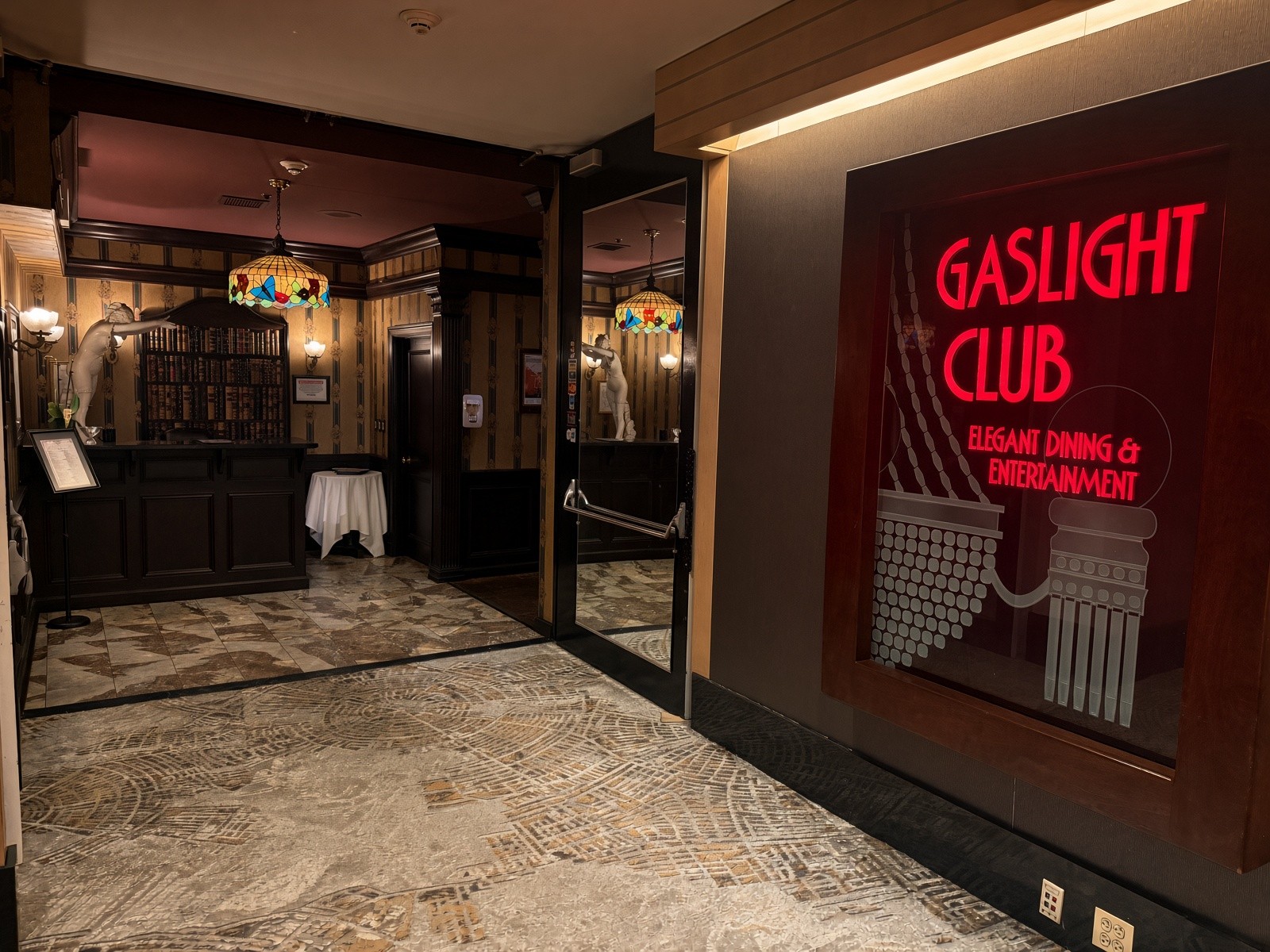 The Gaslight Club entrance