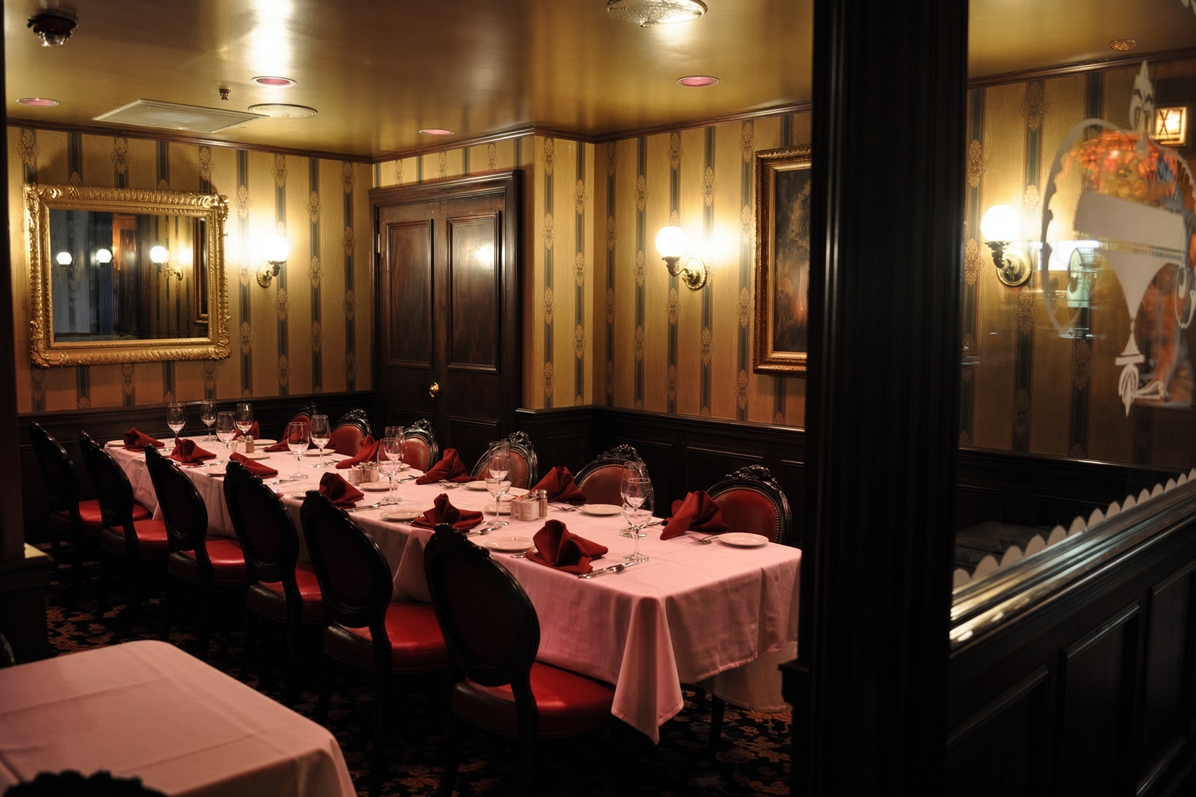 The Champagne Room private dining room