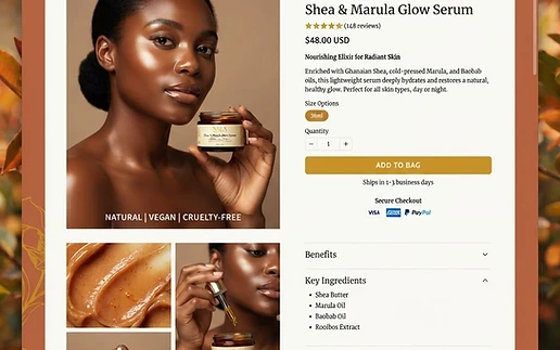 Maajab — African Skincare page 1