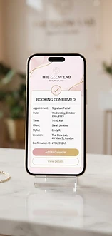 Extension System mobile mockup