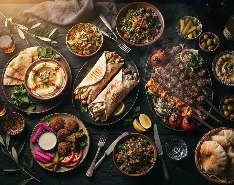Authentic Lebanese shawarma and feast by the bay