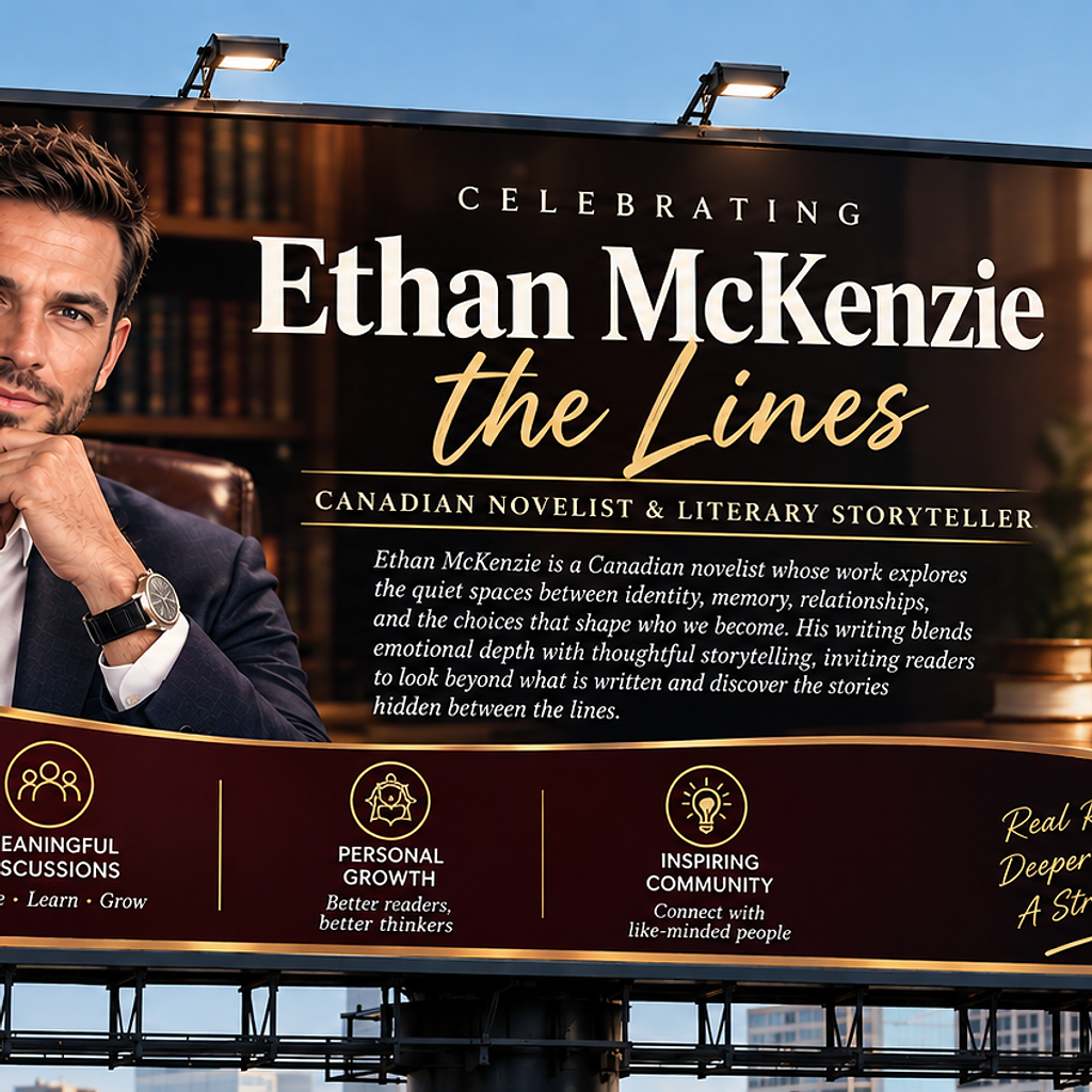 Author of the Month Billboard — Ethan McKenzie