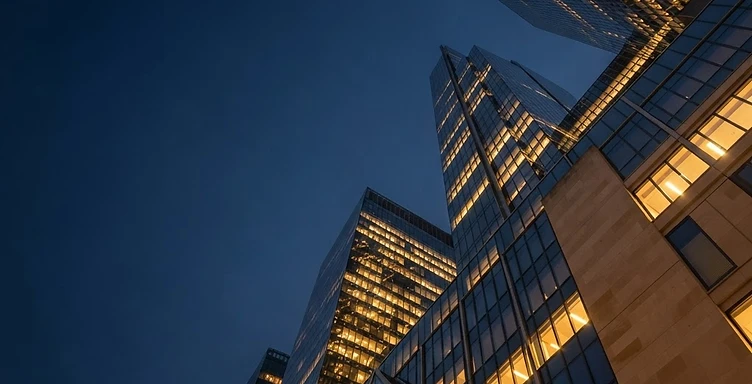 Modern architecture symbolizing momentum and opportunity