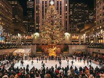 Fifty thousand lights and a crowd that goes quiet the moment it switches on.