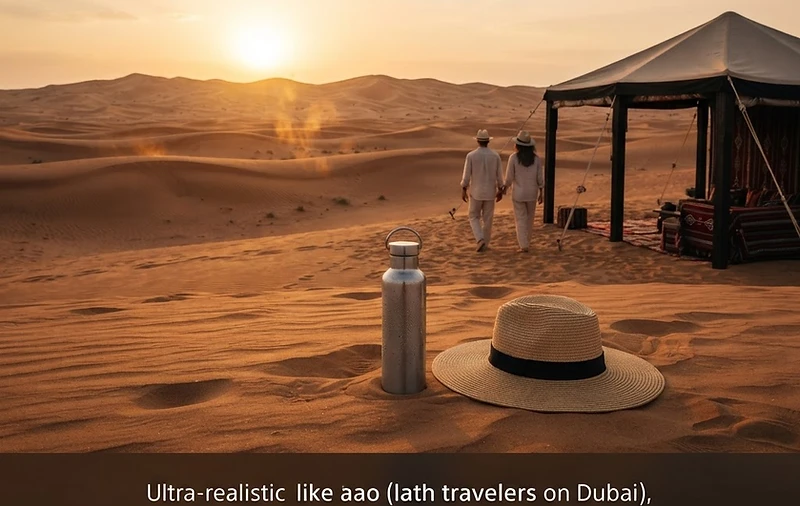 Desert safari in summer in Dubai