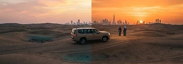 Morning vs evening desert safari in Dubai