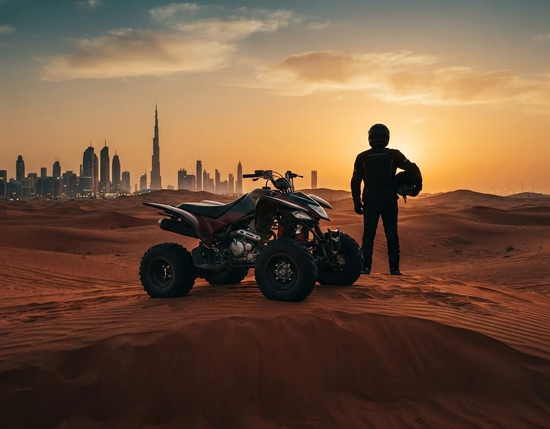 Quad Bike 400cc Single Seater Quad Bike Ride in Dubai