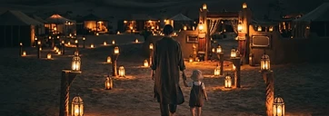 Desert safari with a toddler in Dubai