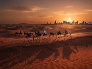 Sunset Camel Trek