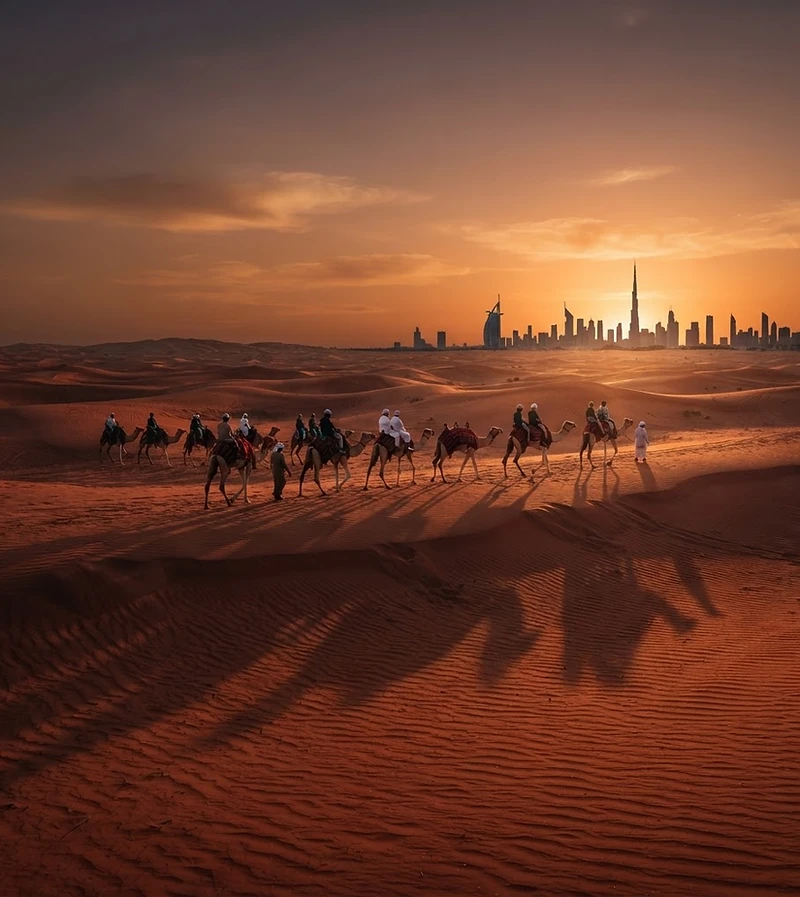 Sunset Camel Trek