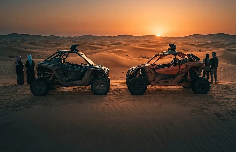 Comparing two sport dune buggies