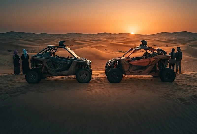Comparing two sport dune buggies