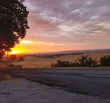 Le soleil du soir sur le Gers
