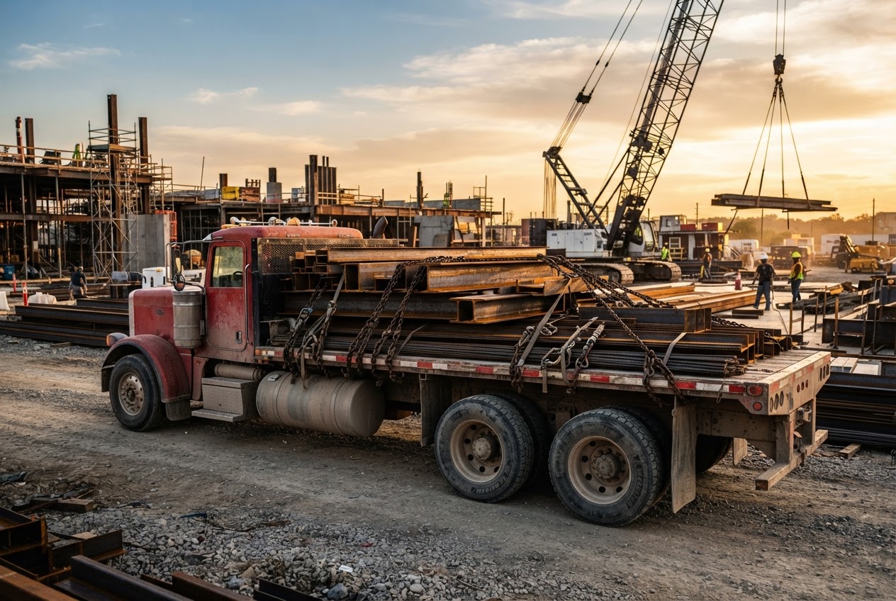 Flatbed Transport across Southern Africa