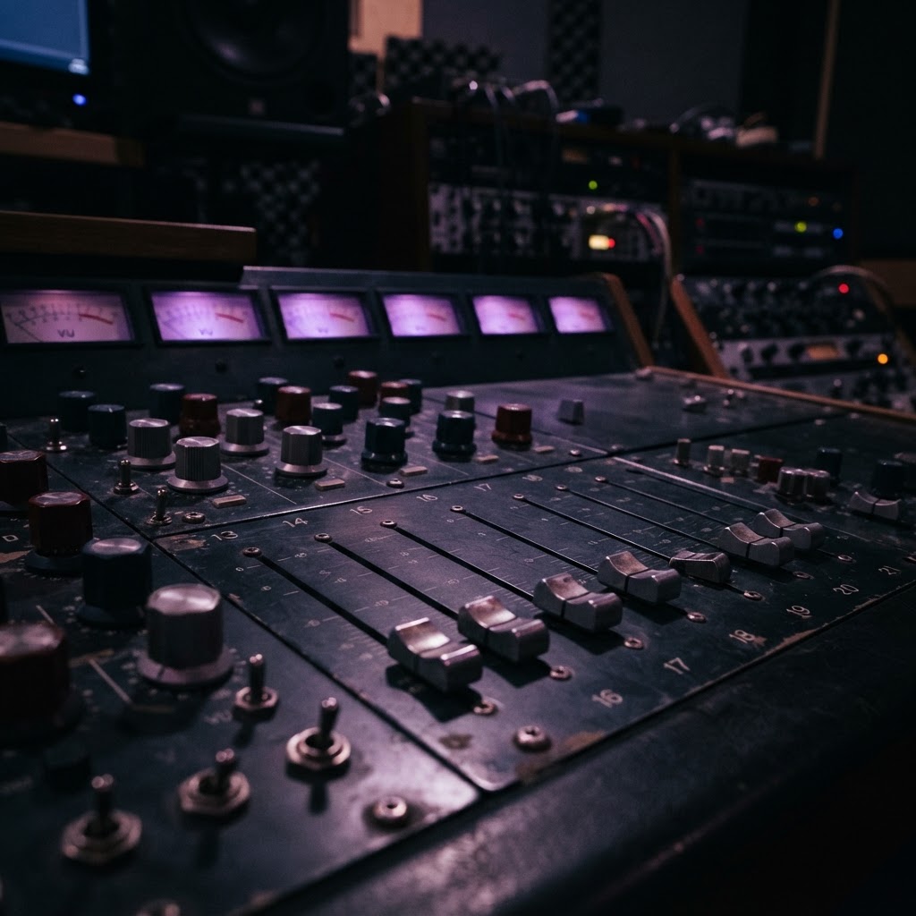 Studio mixing console