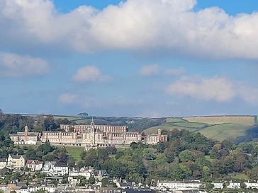 Across the river to the Britannia Royal Naval College