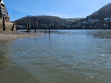 The Kingswear waterfront and the Royal Dart Yacht Club