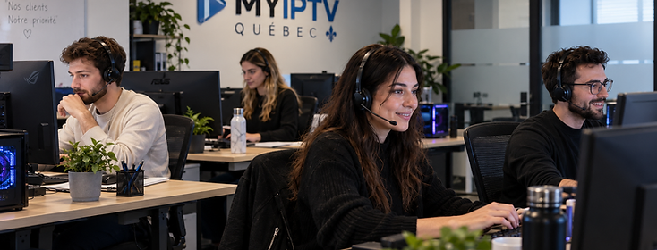 Équipe de support MYIPTV Québec