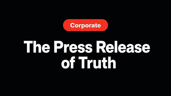 The Press Release of Truth