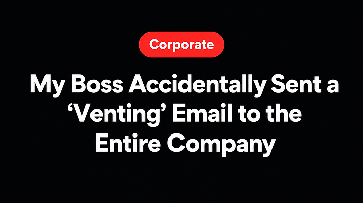 My Boss Accidentally Sent a 'Venting' Email to the Entire Company