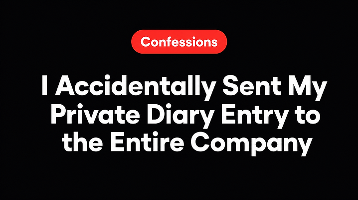 I Accidentally Sent My Private Diary Entry to the Entire Company