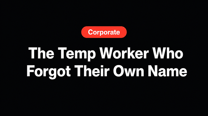 The Temp Worker Who Forgot Their Own Name