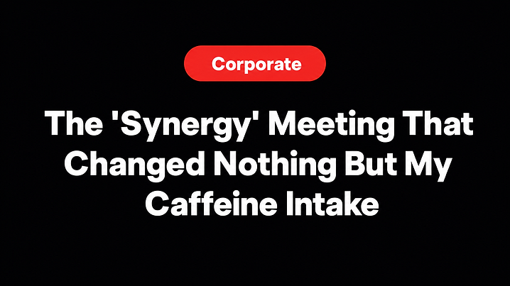The 'Synergy' Meeting That Changed Nothing But My Caffeine Intake