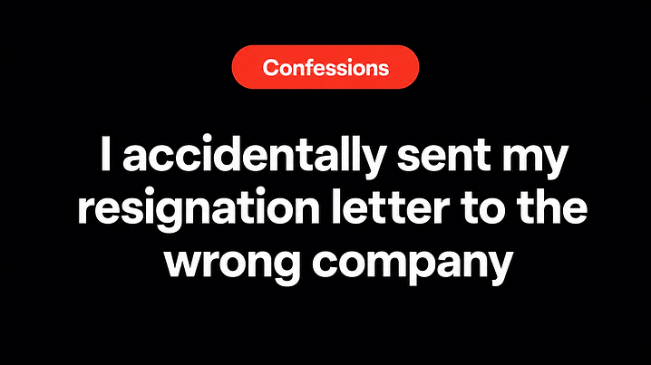 I accidentally sent my resignation letter to the wrong company